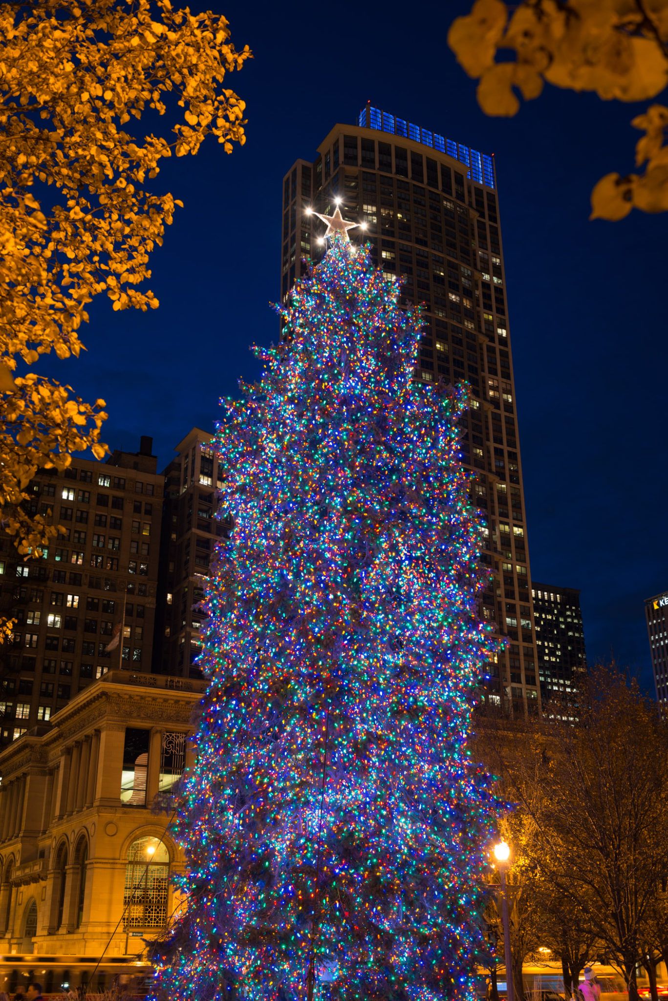 Millennium Park Christmas Tree Powering Chicago