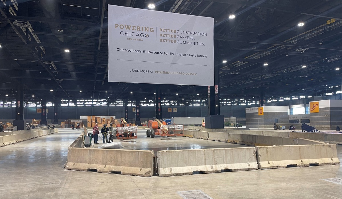 Powering Chicago Auto Show EV Track Banner