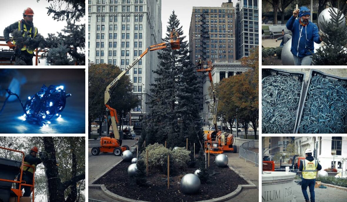 109th Chicago Tree Lighting Ceremony Powering Chicago