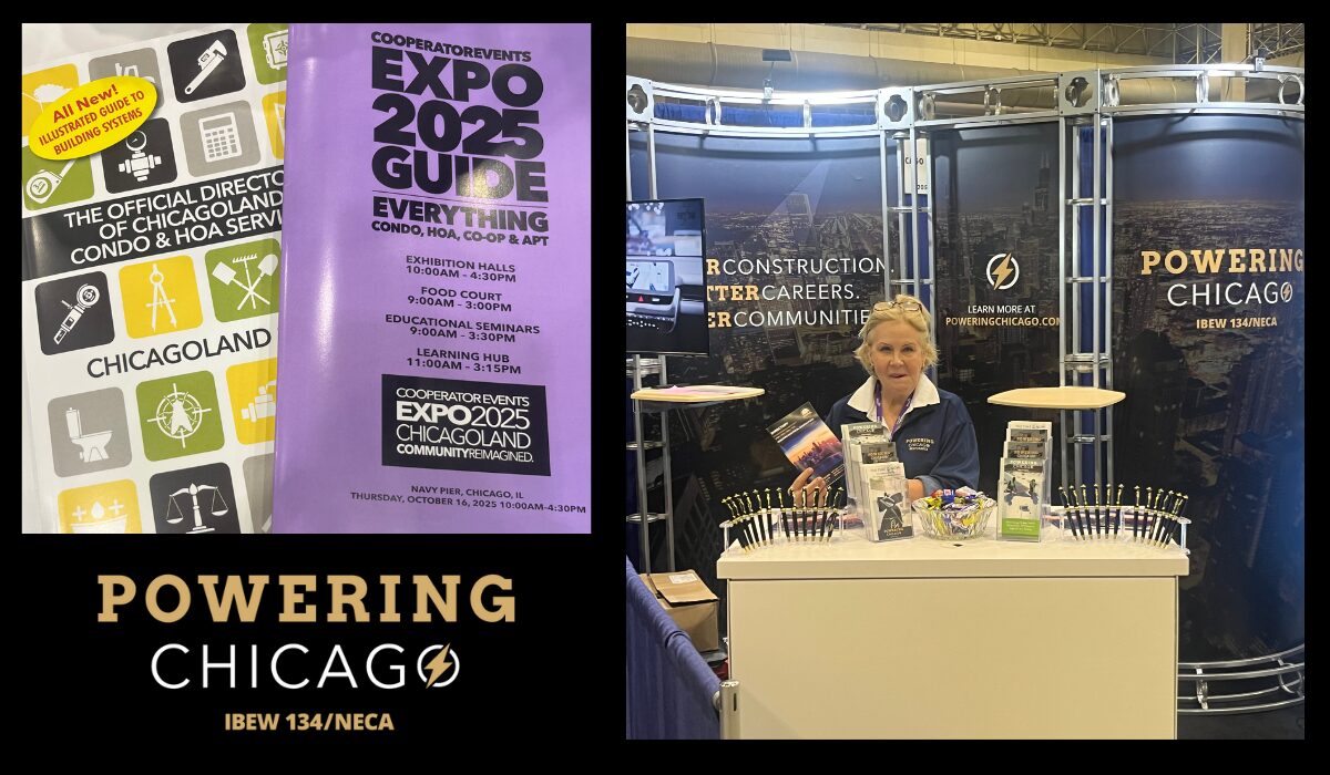 Powering Chicago attends the Chicago Land Expo